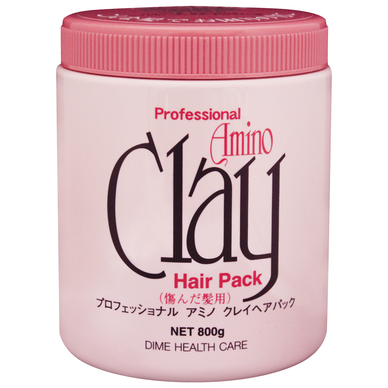 Dime Health Care. Professional Amino Clay Hair Pack Профессиональная маска на основе аминокислот и глины для повреждённых волос. 800 мл.