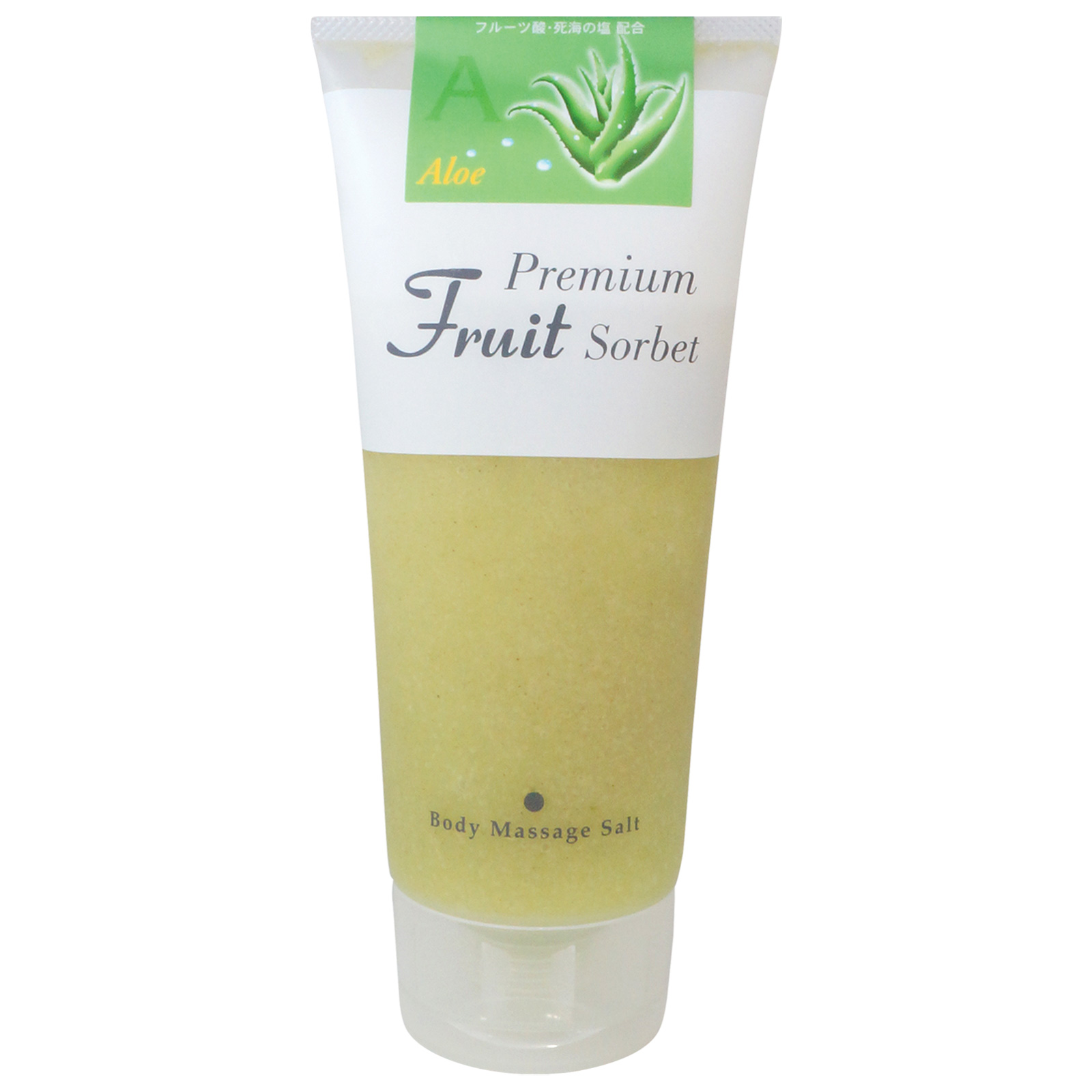 Cosmepro Premium Fruit Sorbet Body Massage Salt Aloe. Премиальный фруктовый скраб-сорбет для тела на основе соли «Алоэ» Космепро, 500 г