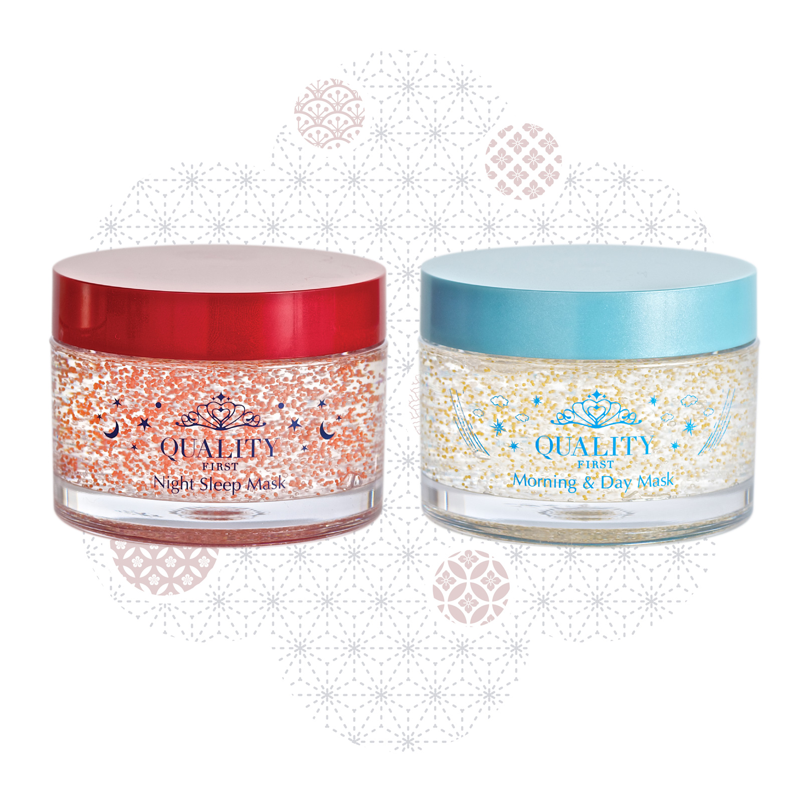 Подарочный набор масок для лица Quality First Morning&Day/Night Sleep Mask Premium Mask, 2 продукта