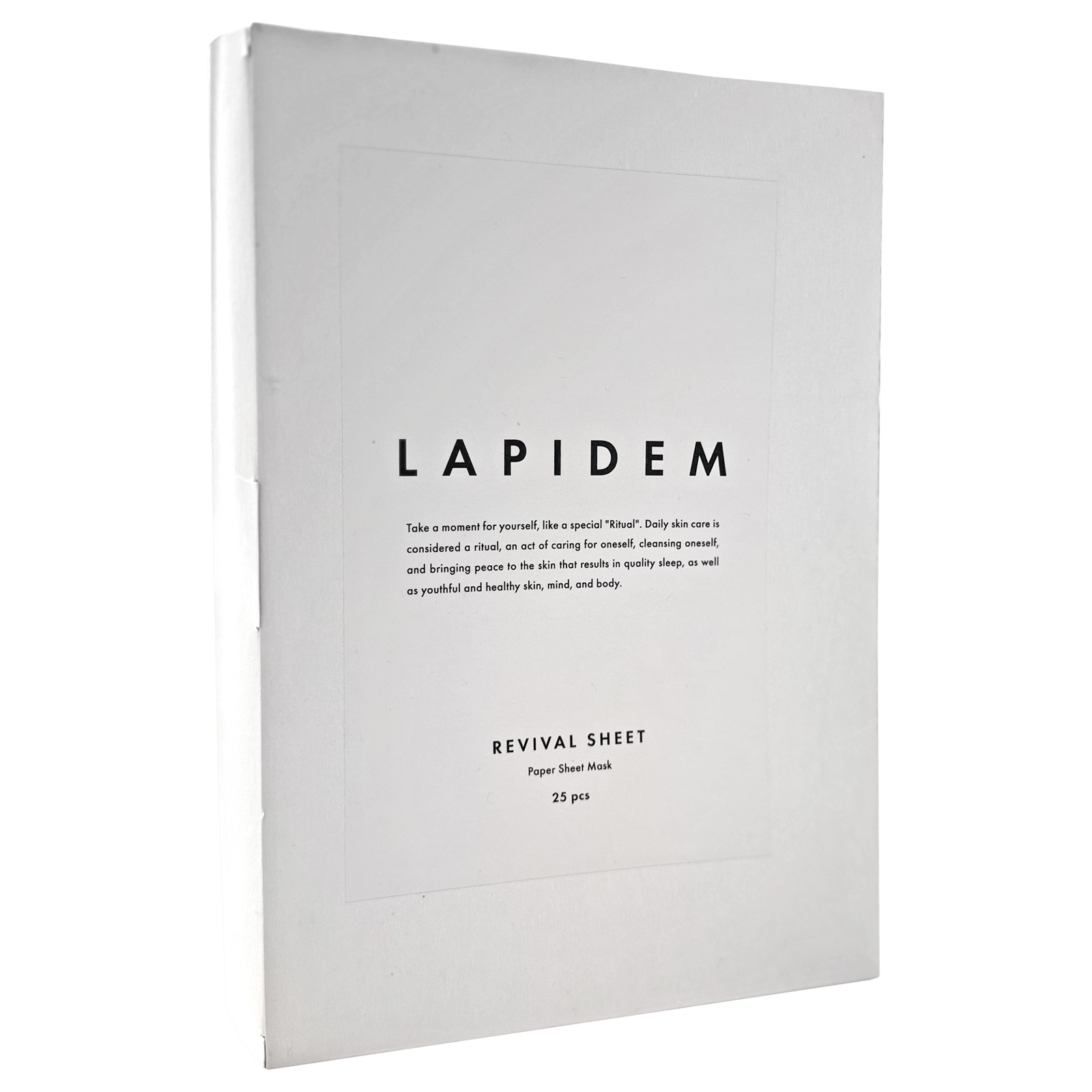 Lapidem Revival Sheet. Восстанавливающая коллагеновая маска для лица Лапидем, 25 шт.