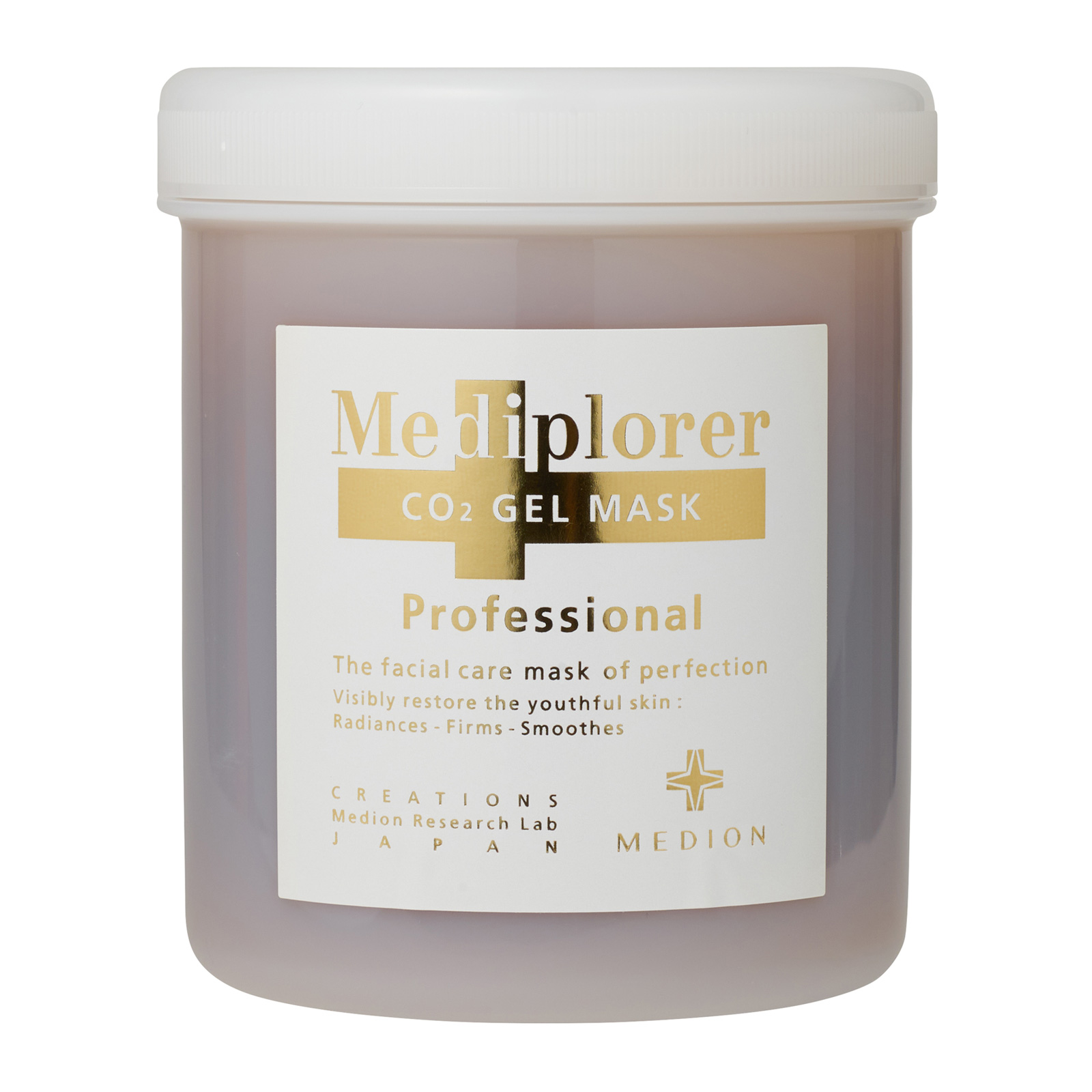 Mediplorer CO2 Gel Mask PRO. Гелевая маска СО2 для лица Медиплорер (профессиональная), гель 750 г, порошок 1.6 г х 30 шт., чашка и шпатель